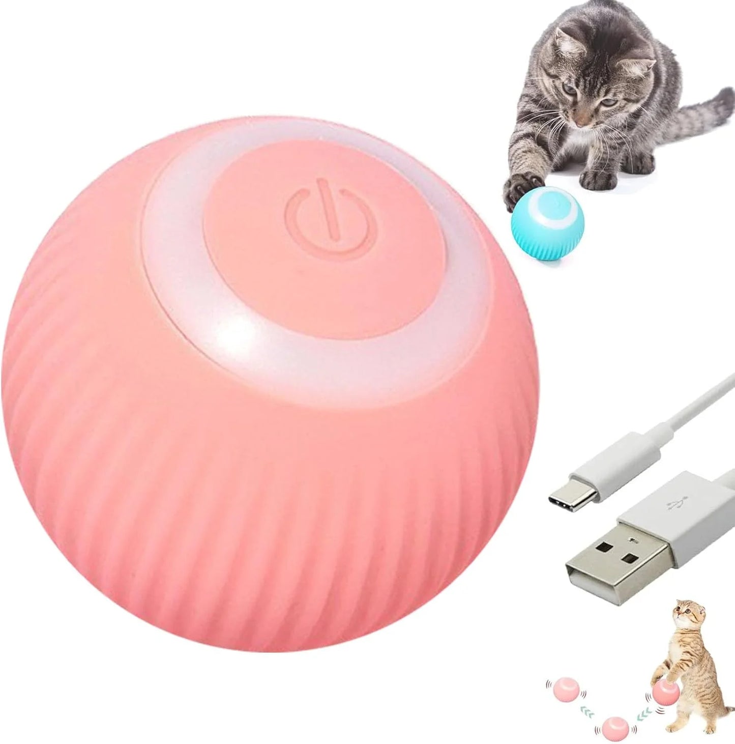 Smart Interactive Cat Toy Ball – Automatic Play & Exercise