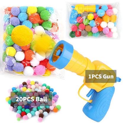 Interactive Cat Toy - Plush Ball Launcher for Indoor Play