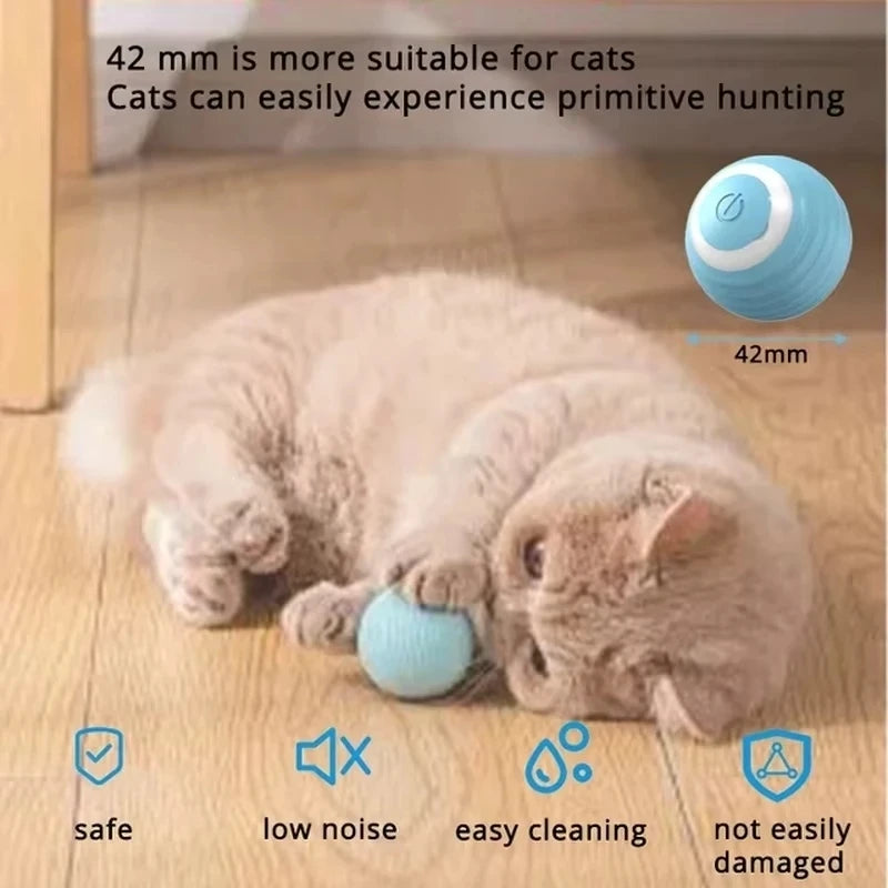 Smart Interactive Cat Toy Ball – Automatic Play & Exercise